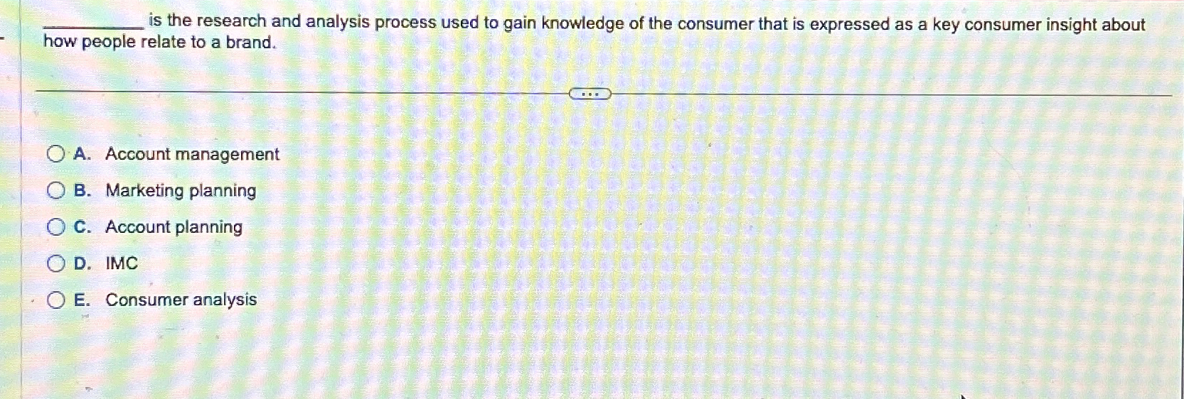  is the research and analysis process used to gain knowledge of