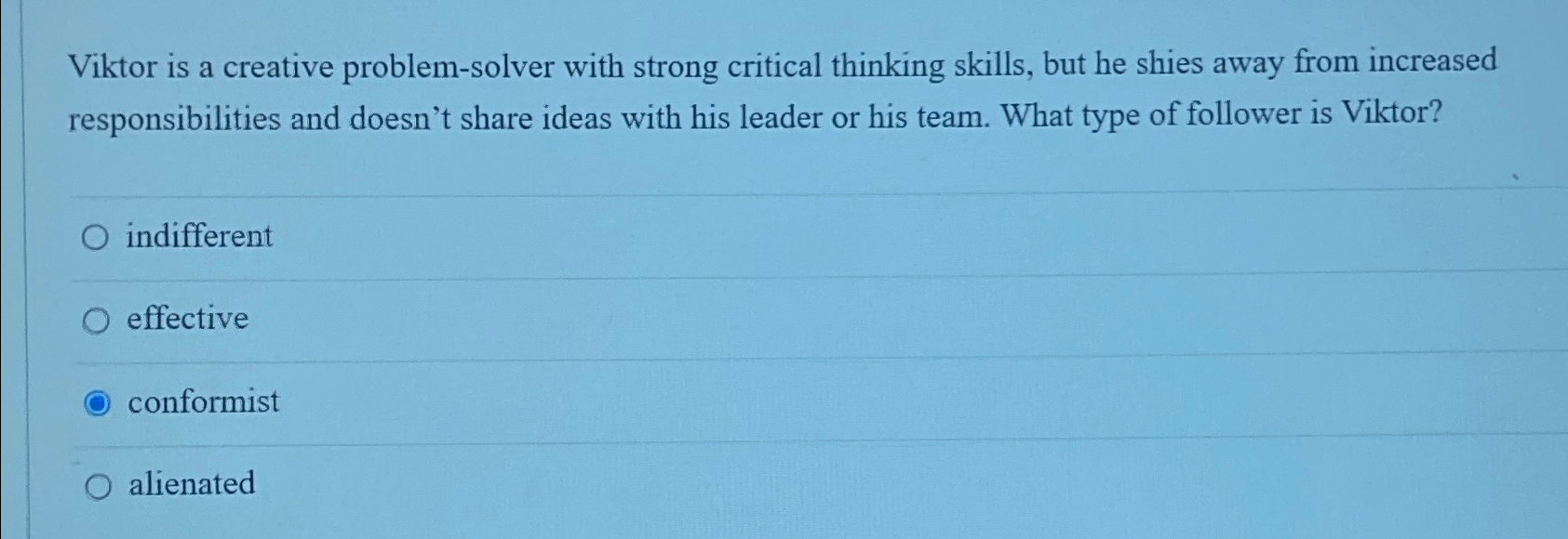  Viktor is a creative problem-solver with strong critical thinking skills, but