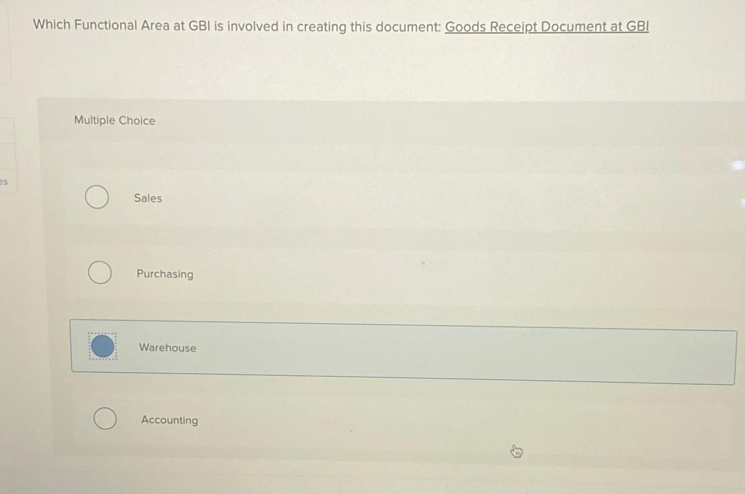  Which Functional Area at GBI is involved in creating this document: