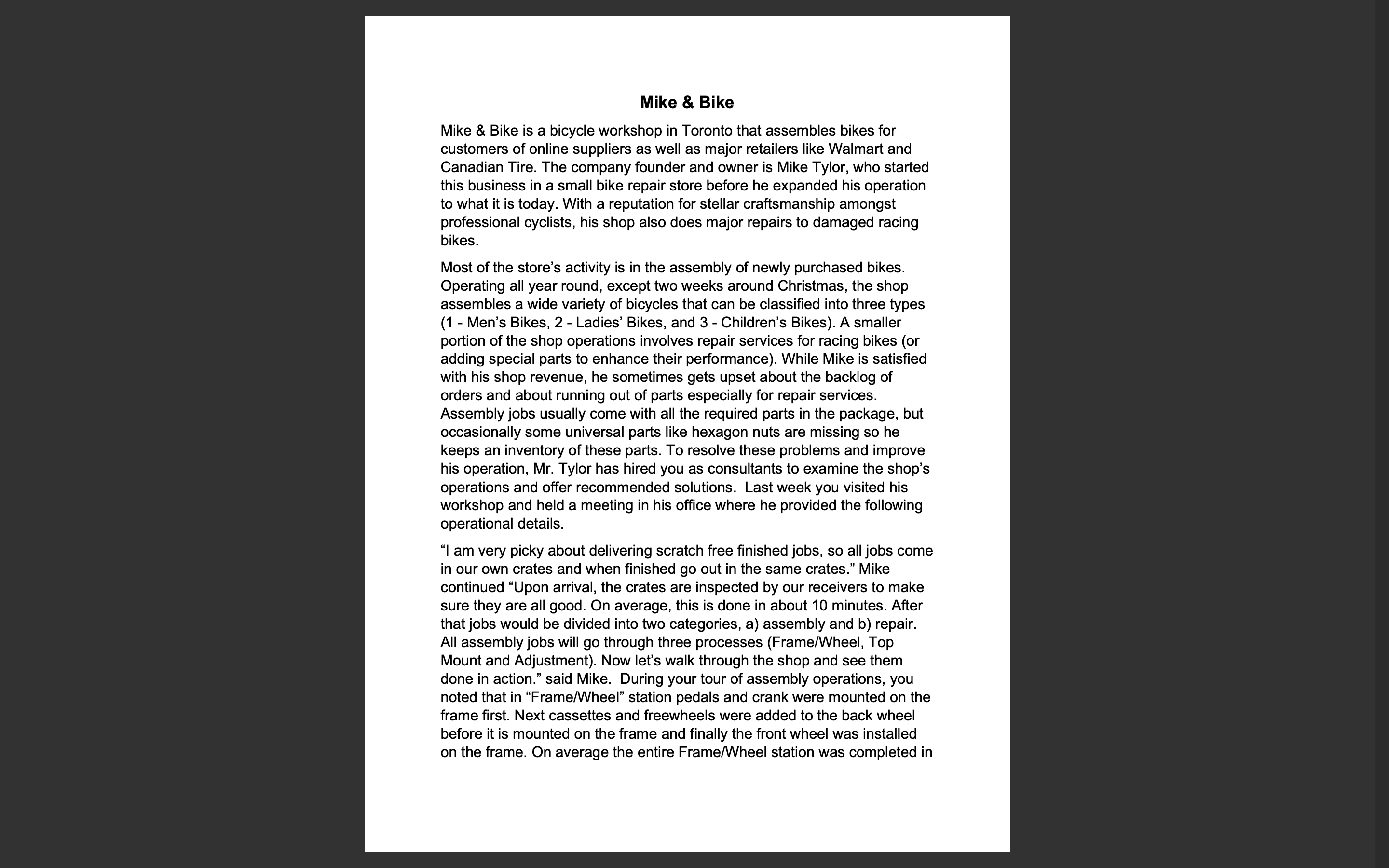 Create a complete well labeled, color-coded process map. 2. Create a full