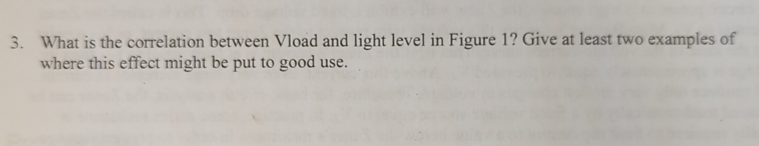  What is the correlation between Vload and light level in Figure