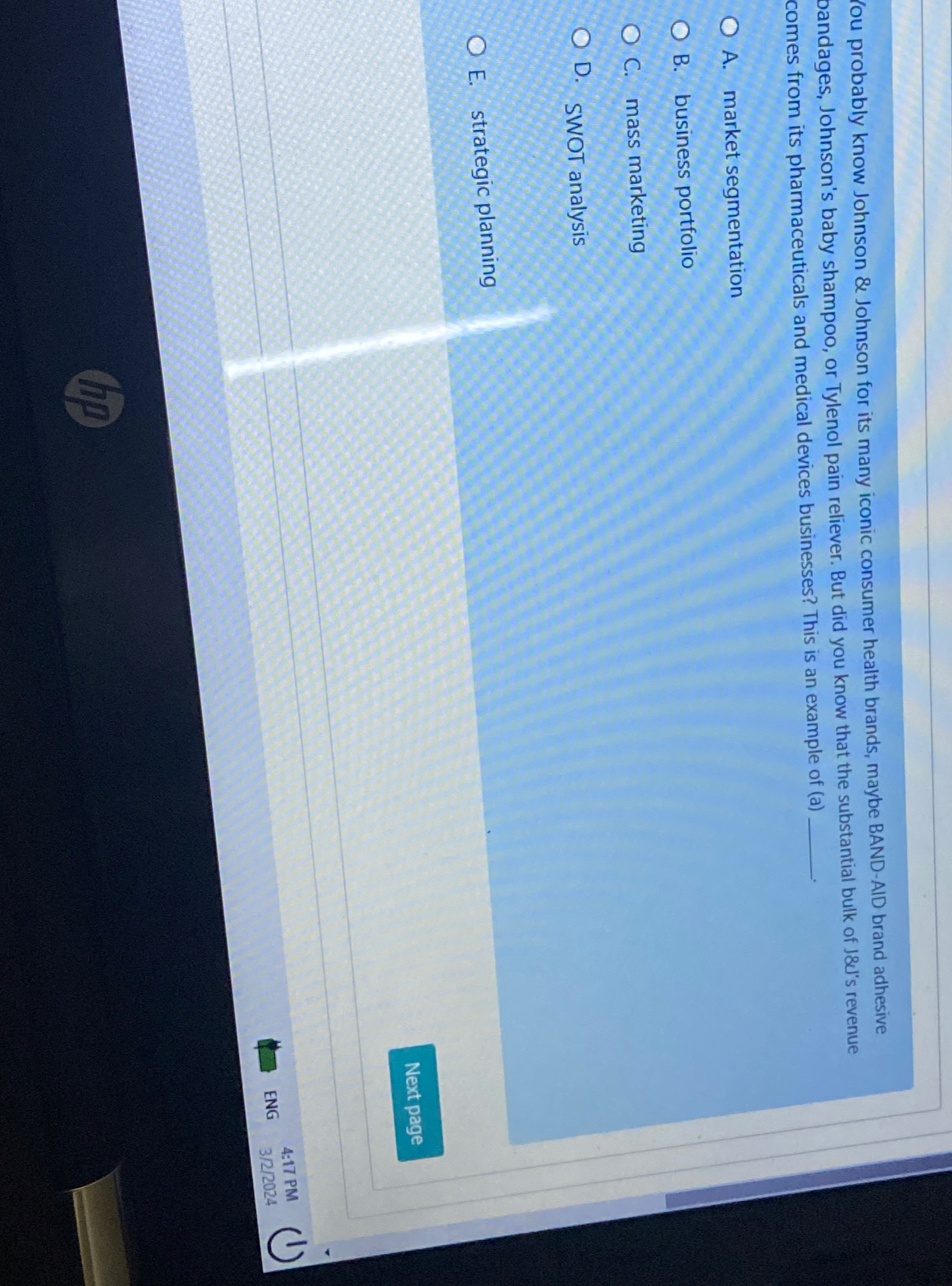  Jou probably know Johnson & Johnson for its many iconic consumer