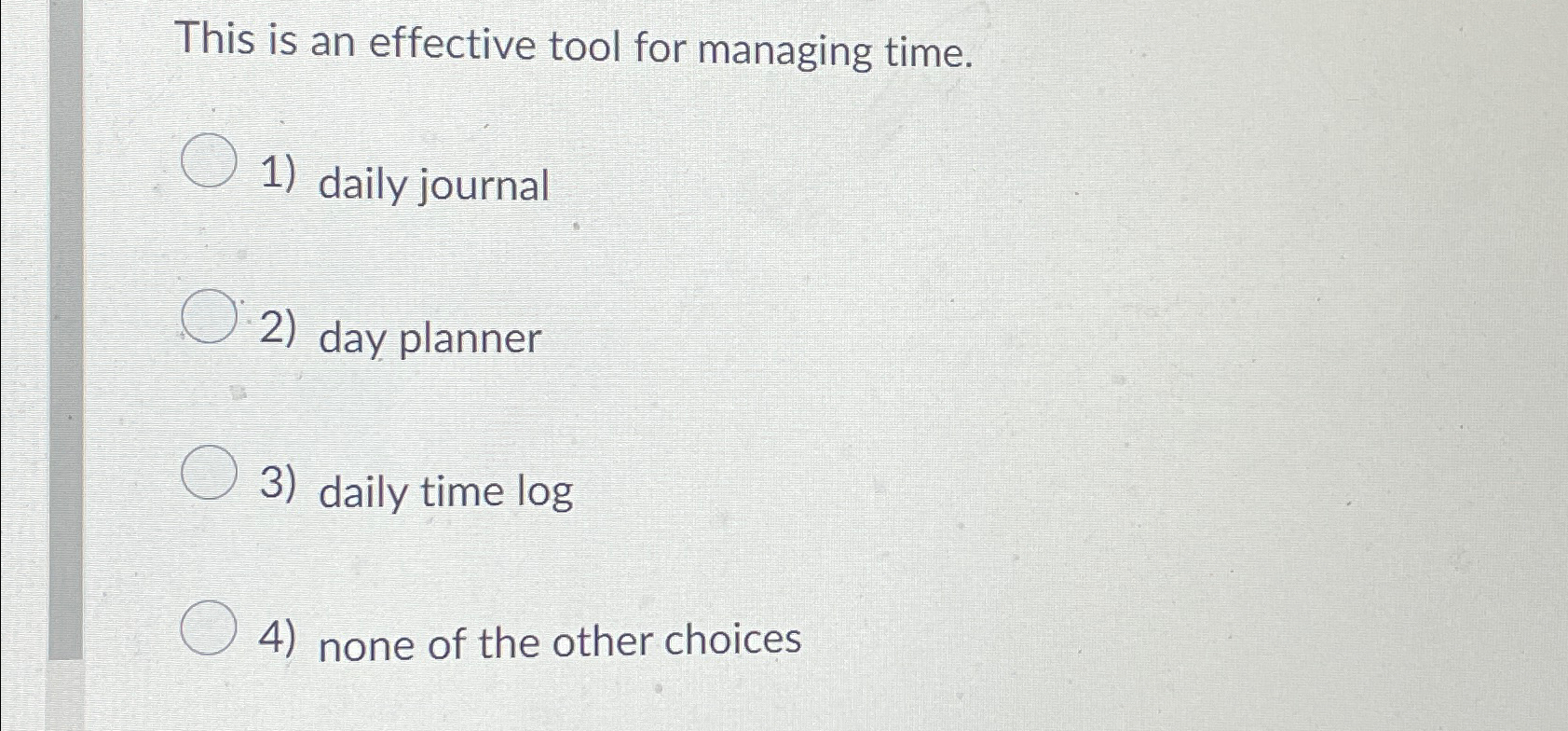  This is an effective tool for managing time. daily journal day