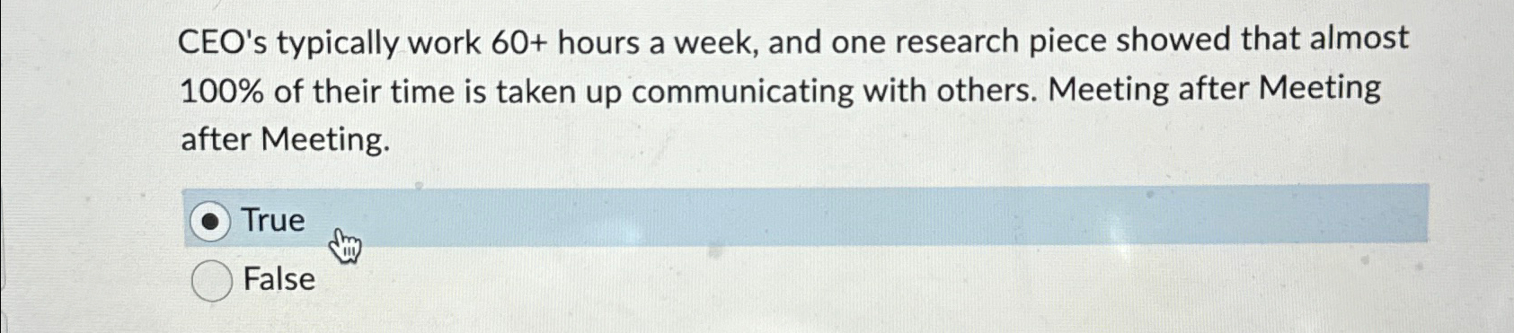  CEO's typically work 60+ hours a week, and one research piece