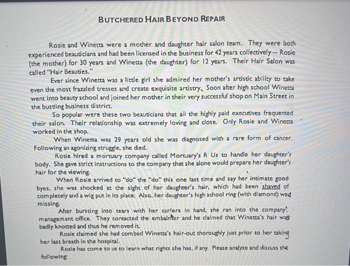 help! i need this done soon please. for this case I have