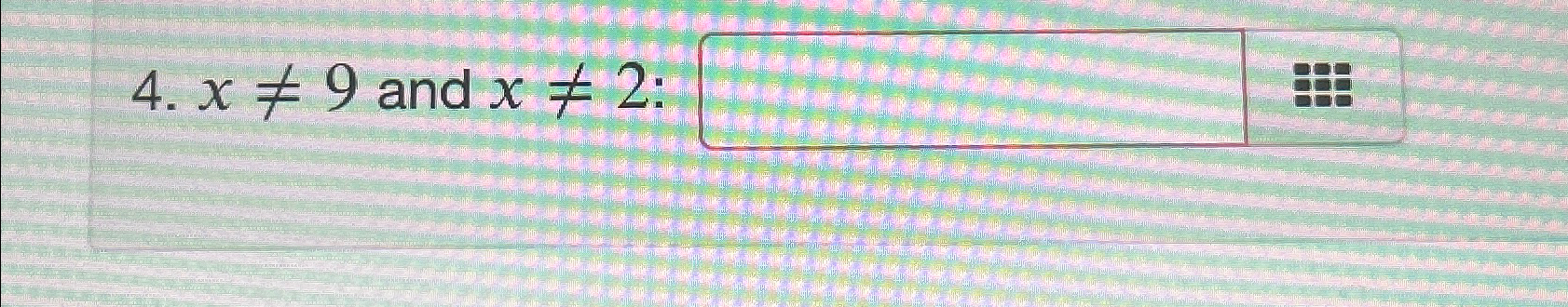  x9 and x2 : 