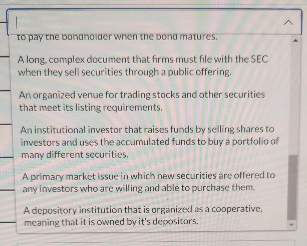 be correct. used the below options only!!! Financial Markets Credit Union The