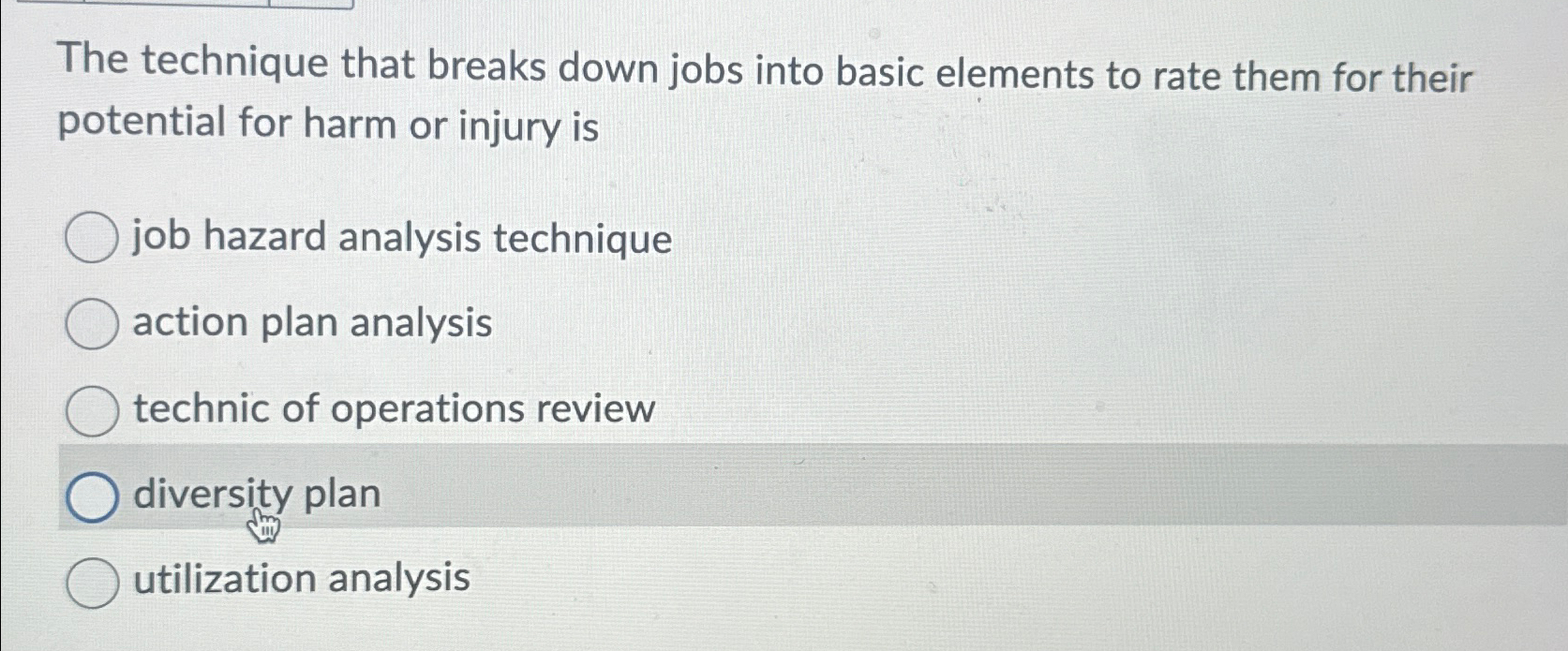  The technique that breaks down jobs into basic elements to rate