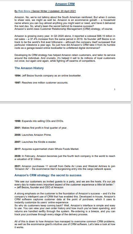  a)Explain customer relationship management systems and how they can help organizations