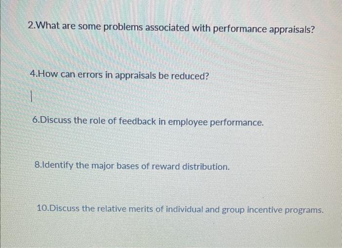 what are some problems associated with performance appraisals? How can errors in
