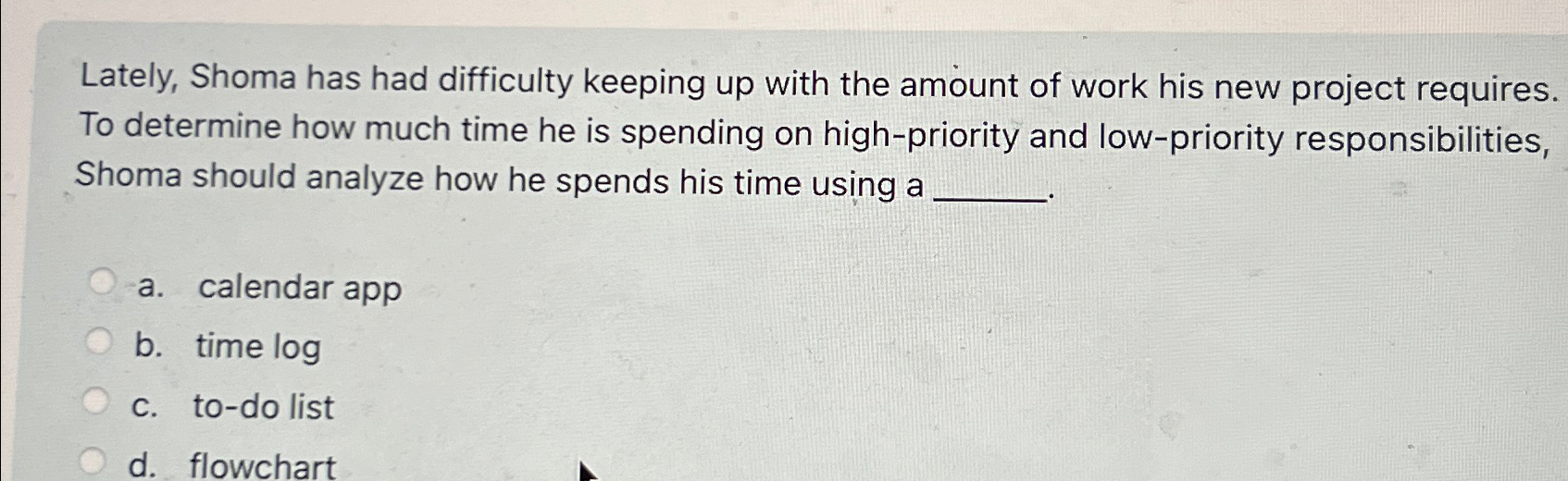  Lately, Shoma has had difficulty keeping up with the amount of