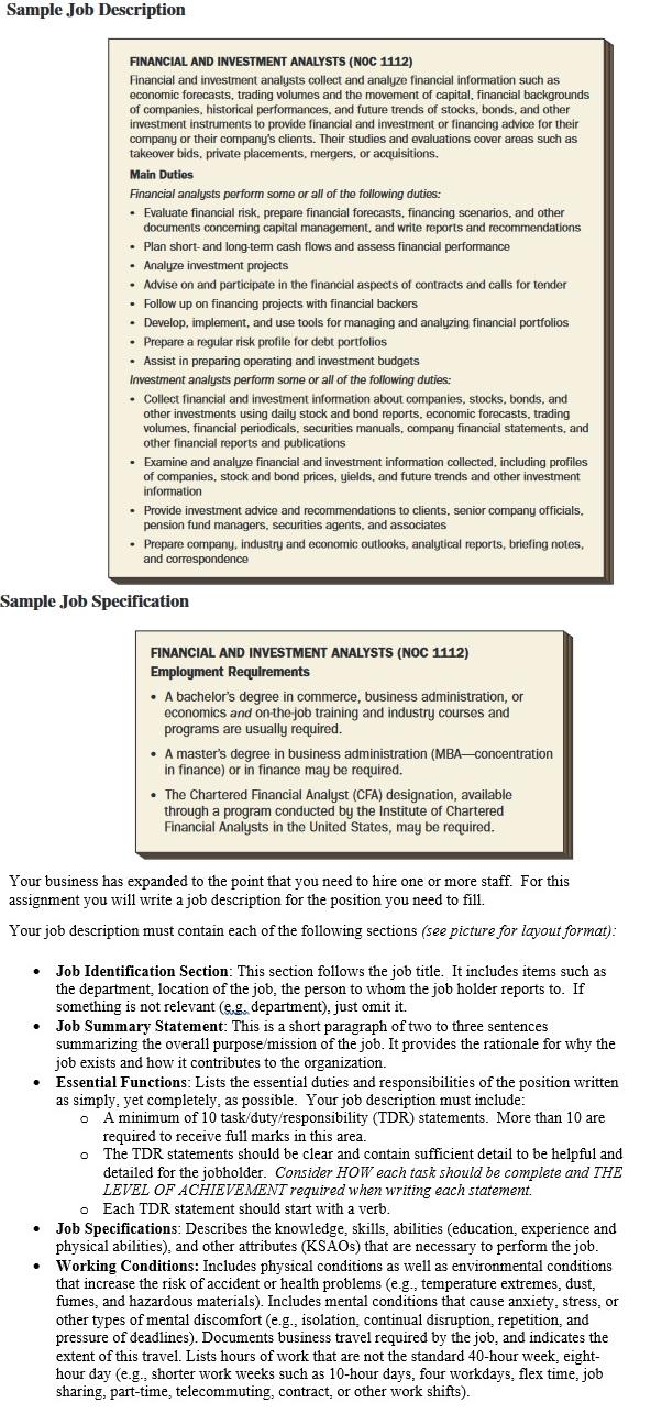 MAKE A JOB IDENTIFICATION, JOB SUMMARY STATEMENT, ESSENTIAL FUNCTIONS, JOB SPECIFICATIONS AND