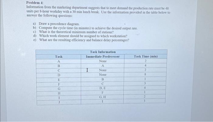 [Show your work] Qycle Time = c) What is the theoretical minimum