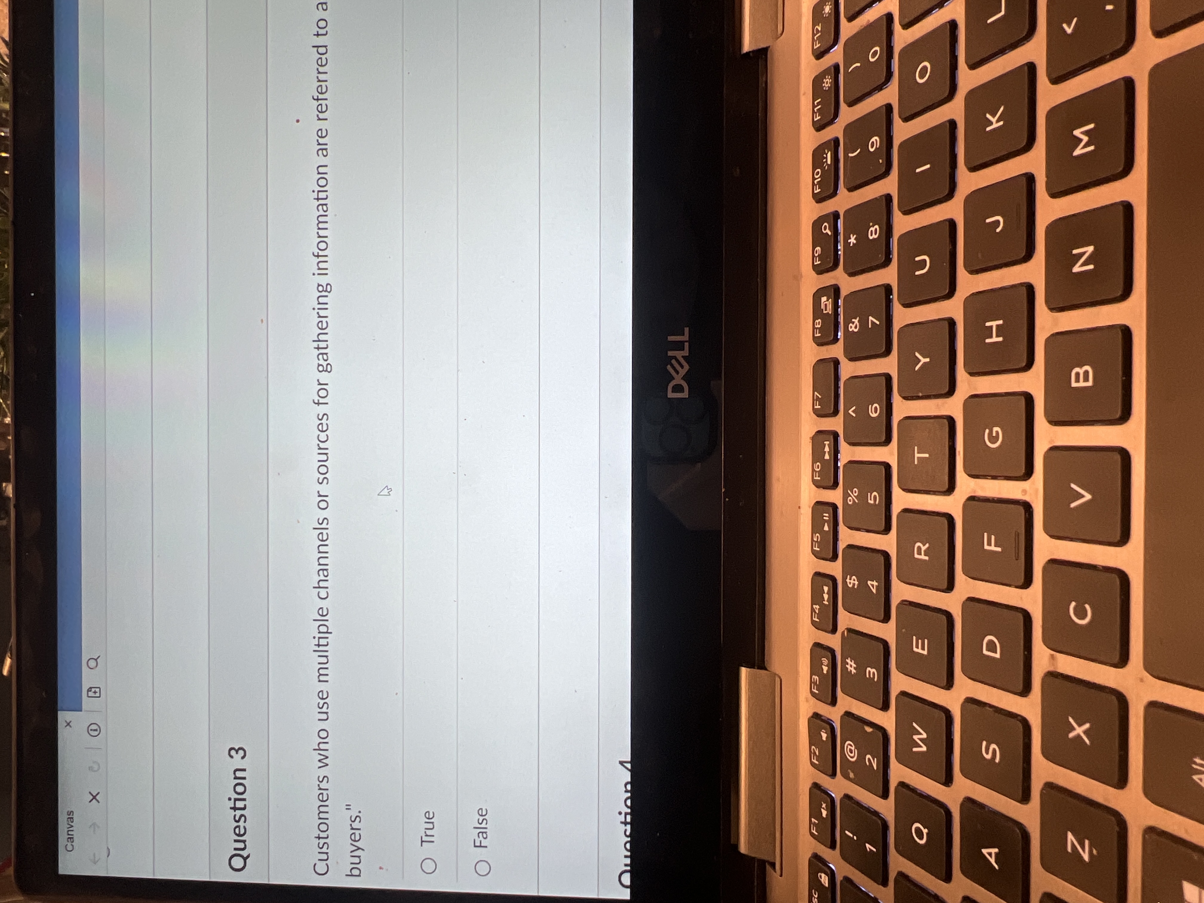  Question 3 Customers who use multiple channels or sources for gathering