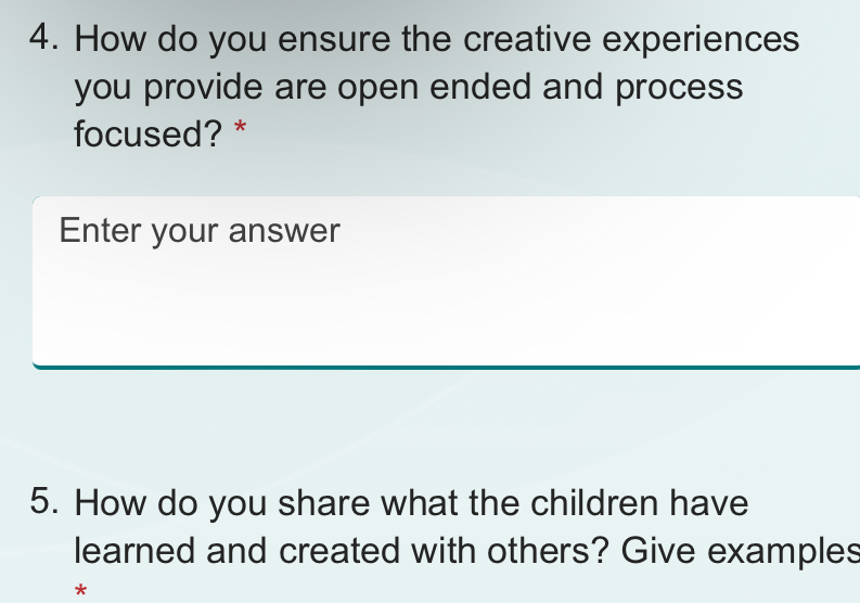  How do you ensure the creative experiences you provide are open