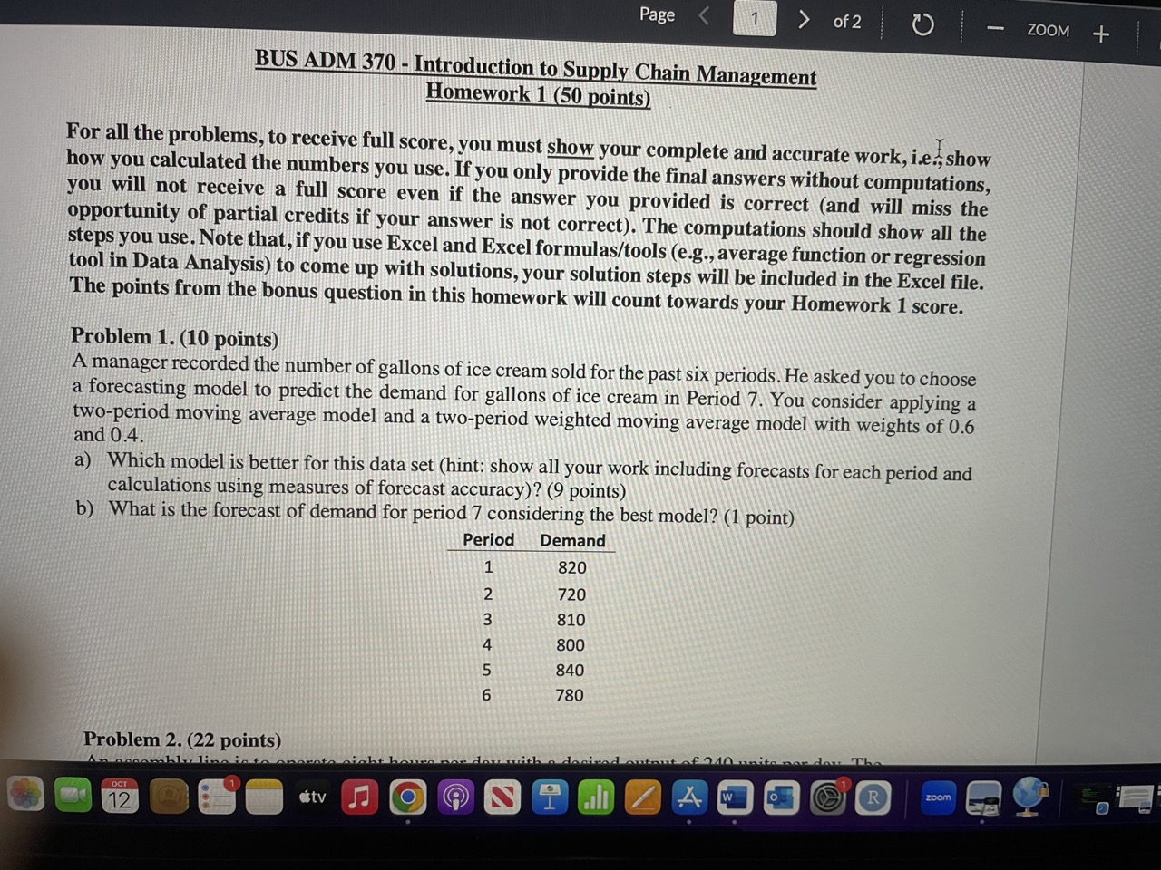 help with all please For all the problems, to receive full