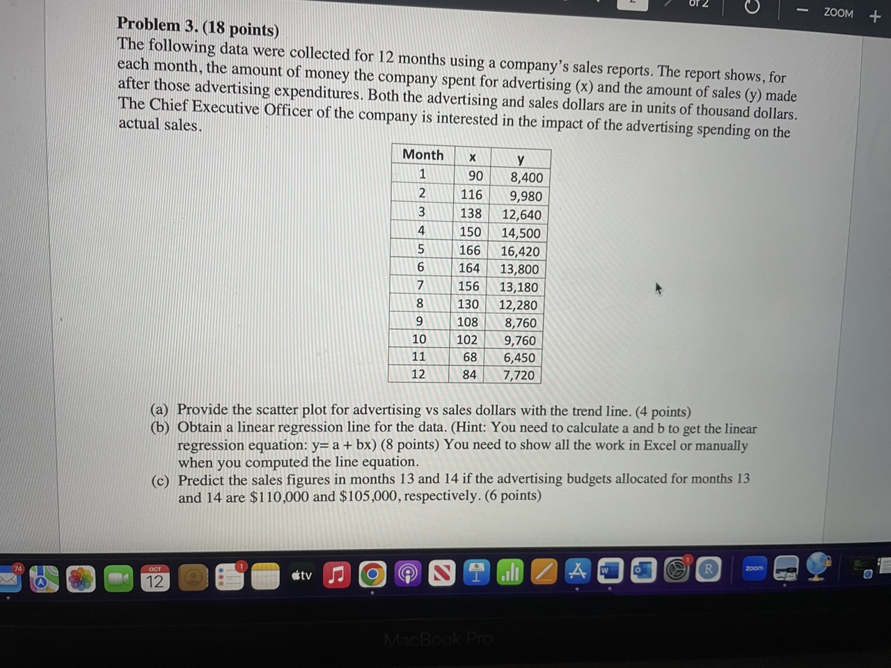 you calculated the numbers you use. If you only provide the final