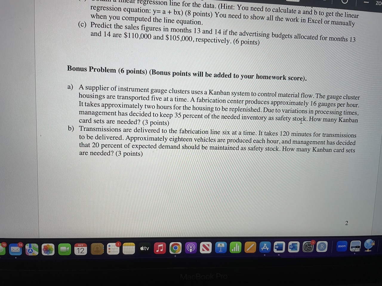 answers without computations, you will not receive a full score even if