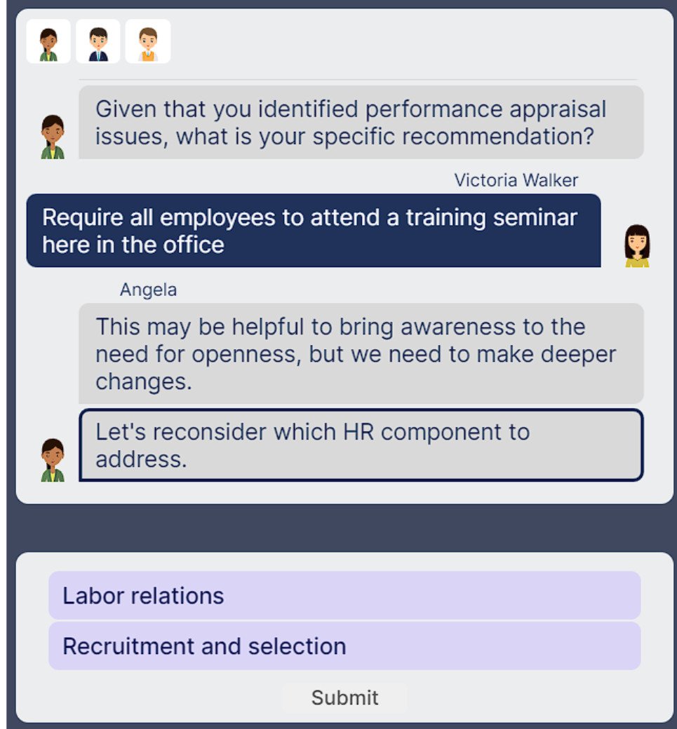  Given that you identified performance appraisal issues, what is your specific