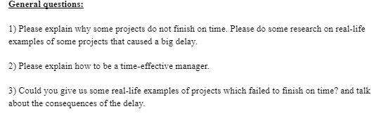 Please type if possible will upvote General questions: 1) Please explain why