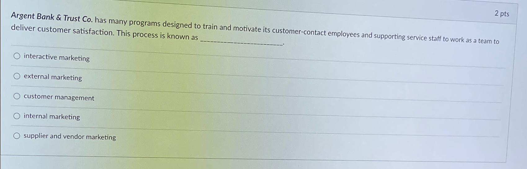  Argent Bank & Trust Co. has many programs designed to train