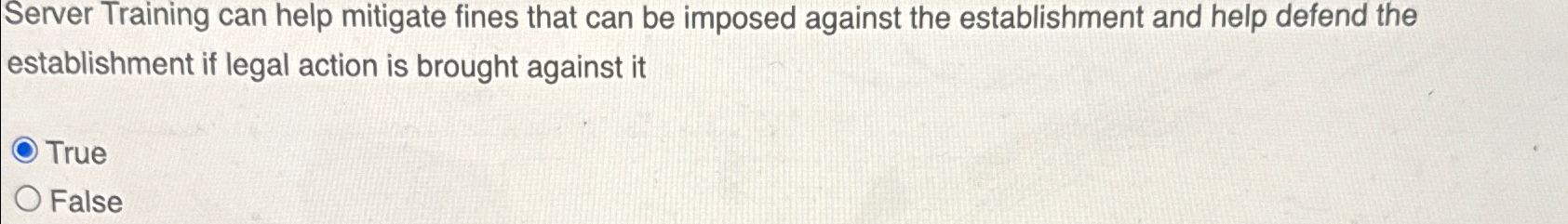  Server Training can help mitigate fines that can be imposed against