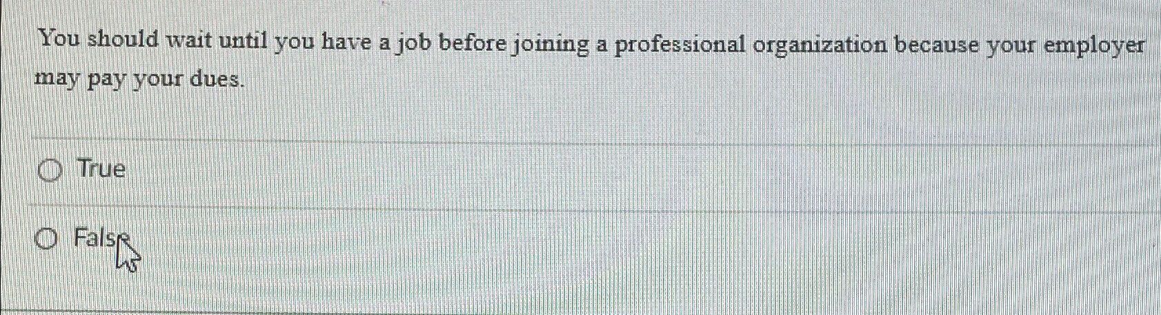  You should wait until you have a job before joining a