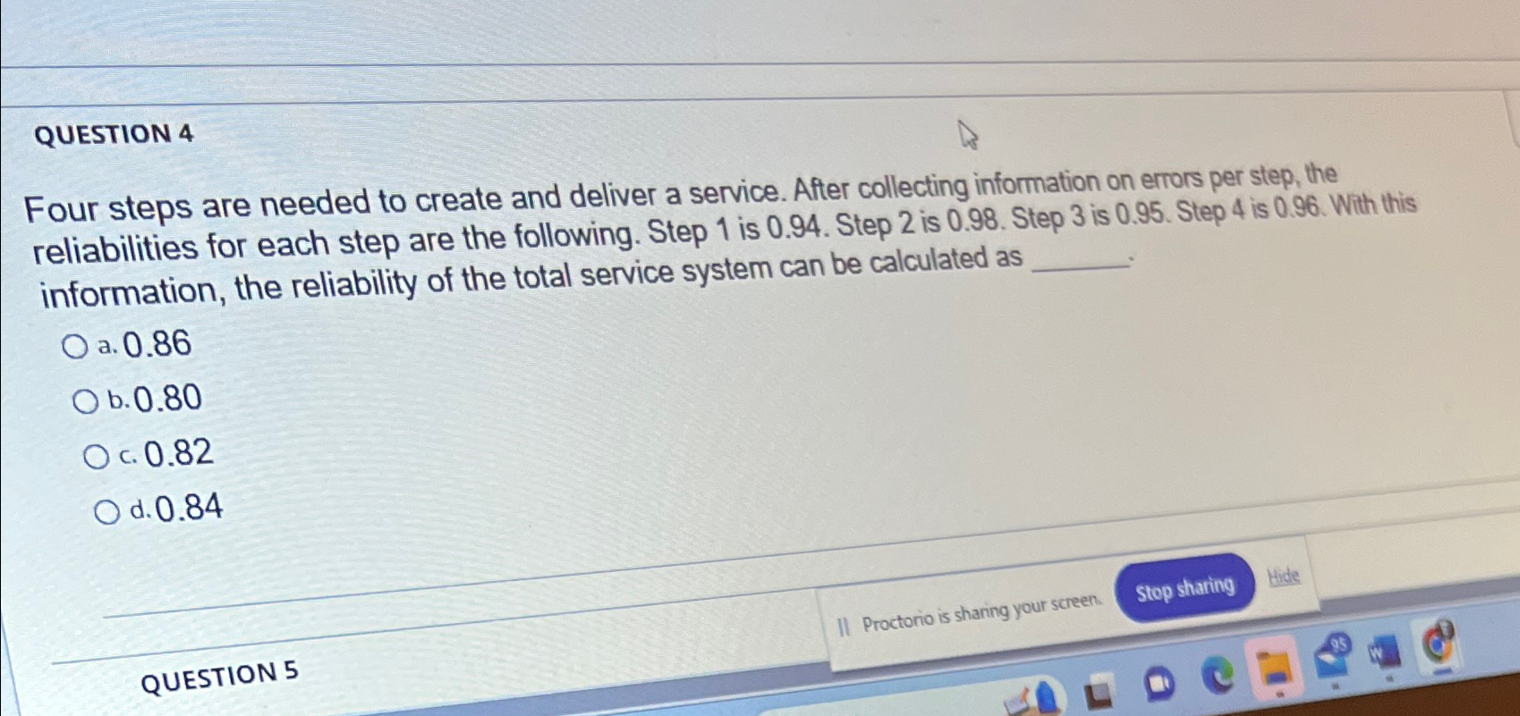  QUESTION 4 Four steps are needed to create and deliver a