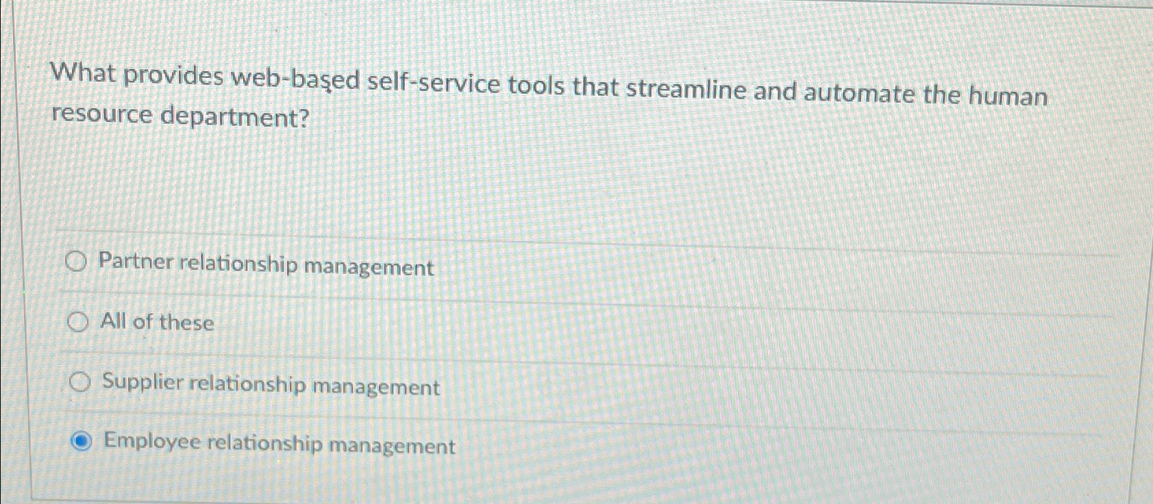  What provides web-baed self-service tools that streamline and automate the human