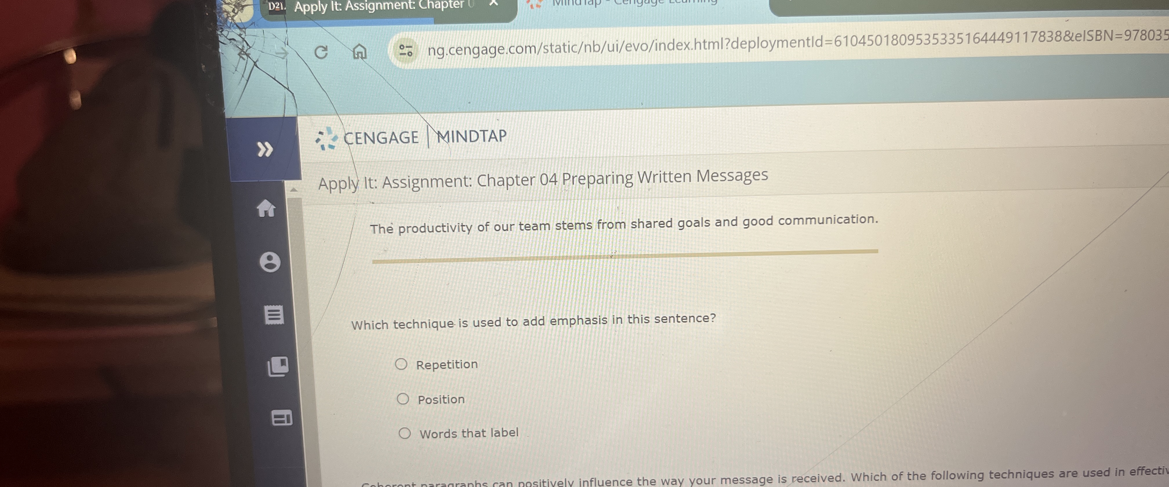  Apply It: Assignment: Chapter 04 Preparing Written Messages The productivity of