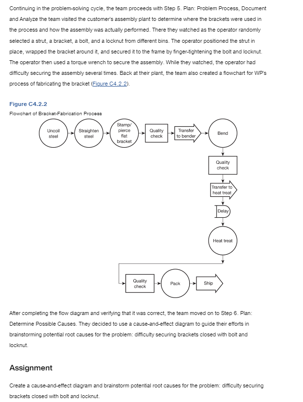  Continuing in the problem-solving cycle, the team proceeds with Step 5.