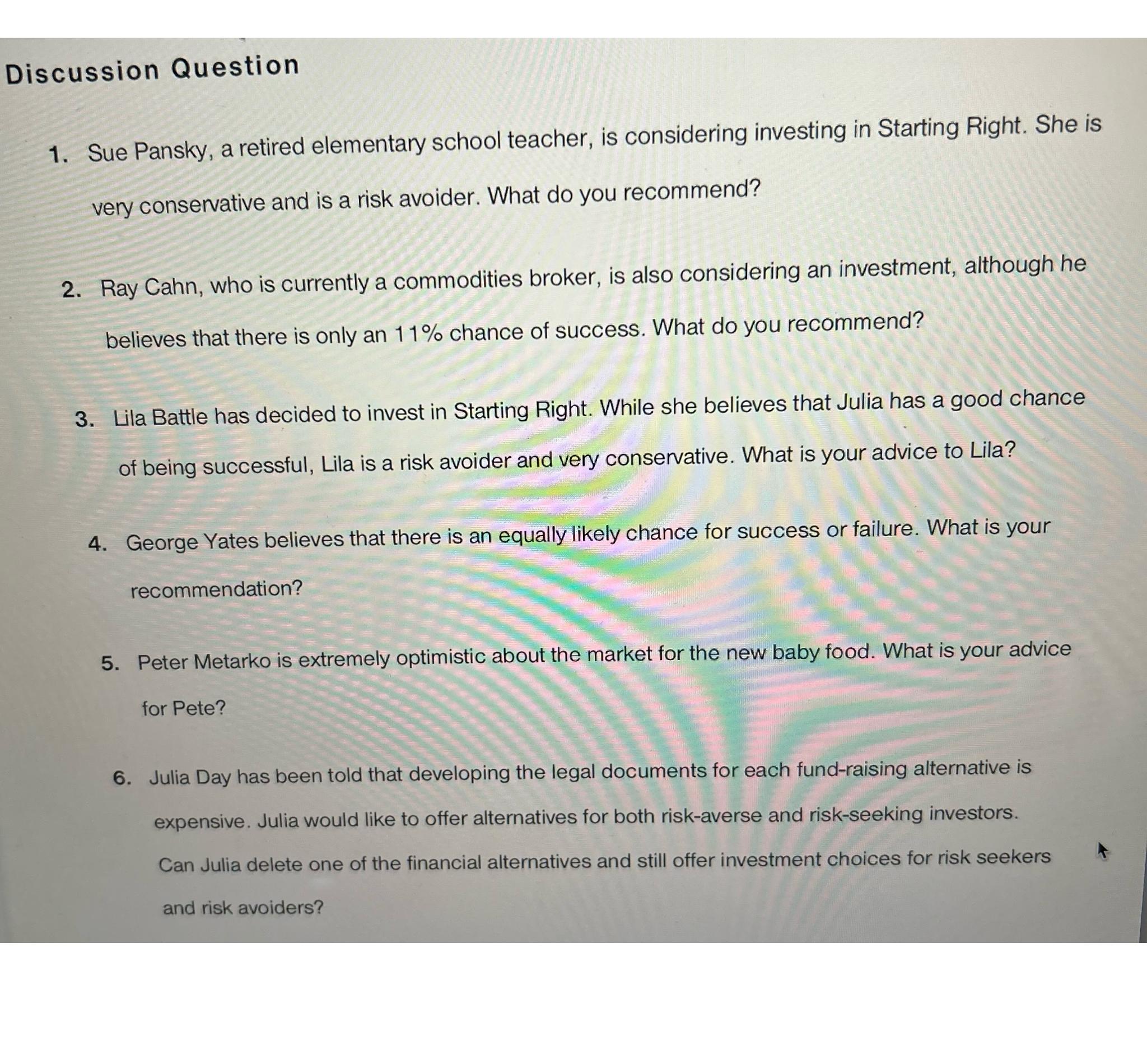  Chapter 3 Decision Analysis Getting good people to work for the