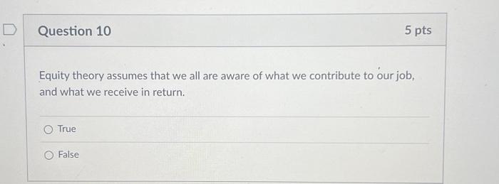 theory Goal setting theory Question 5 Which of the following leader behaviors