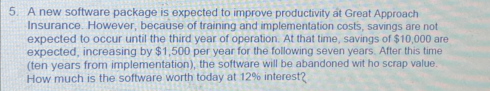  A new software package is expected to improve productivity at Great