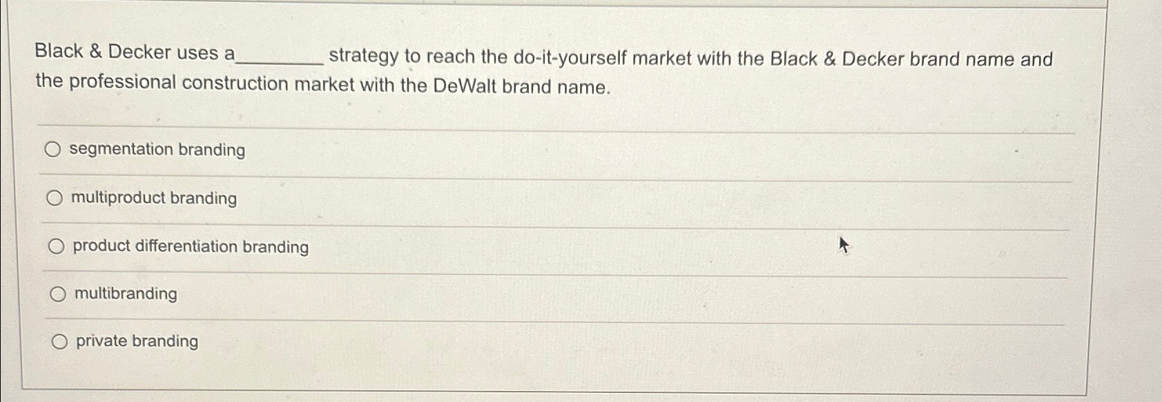  Black & Decker uses e strategy to reach the do-it-yourself market