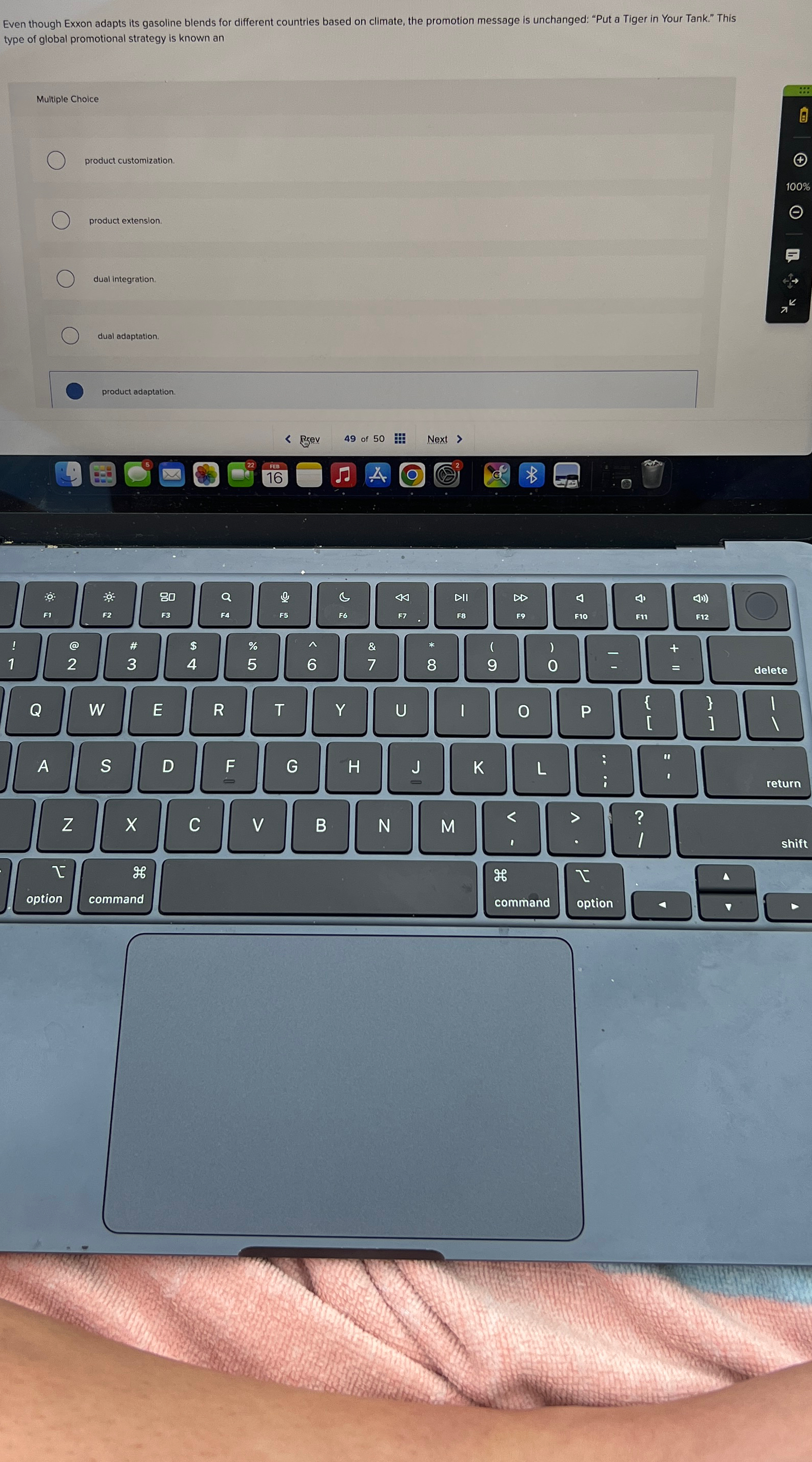  Even though Exxon adapts its gasoline blends for different countries based