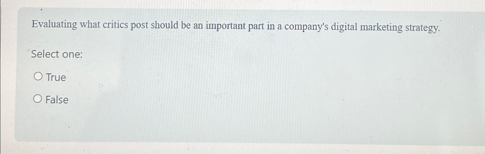 Evaluating what critics post should be an important part in a