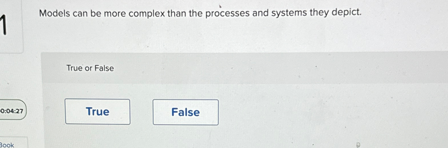  Models can be more complex than the processes and systems they