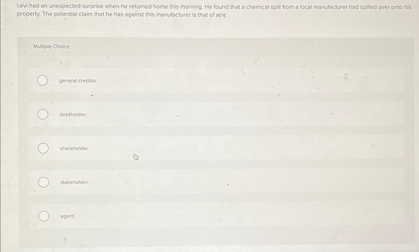  Levi had an unexpected surprise when he returned home this morning.