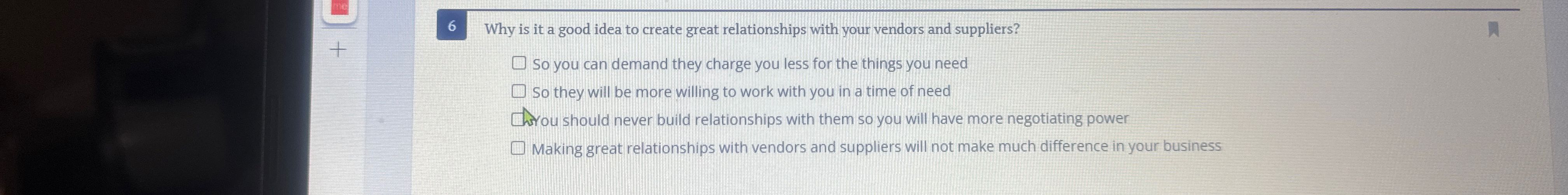  6 Why is it a good idea to create great relationships