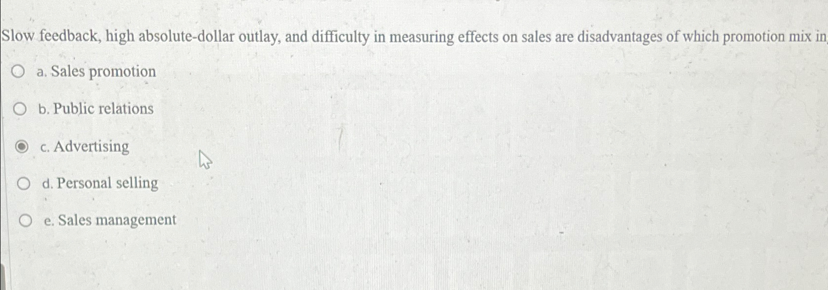  Slow feedback, high absolute-dollar outlay, and difficulty in measuring effects on