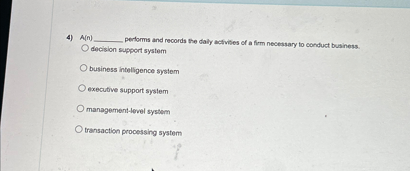  A(n) performs and records the daily activities of a firm necessary