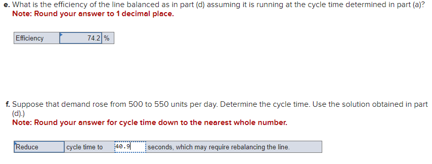 CURRENT ANSWERS ARE WRONG e. What is the efficiency of the line