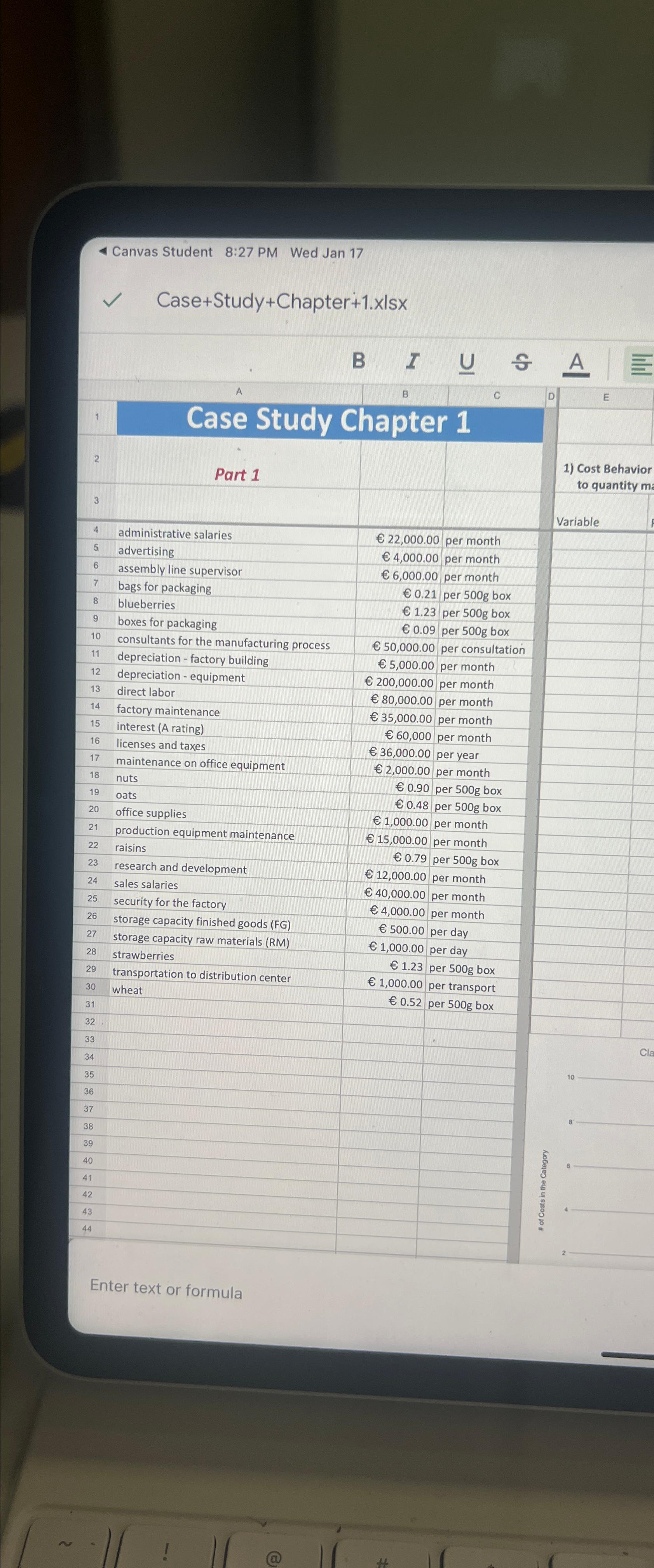  4 Canvas Student 8:27 PM Wed Jan 17 Case + Study
