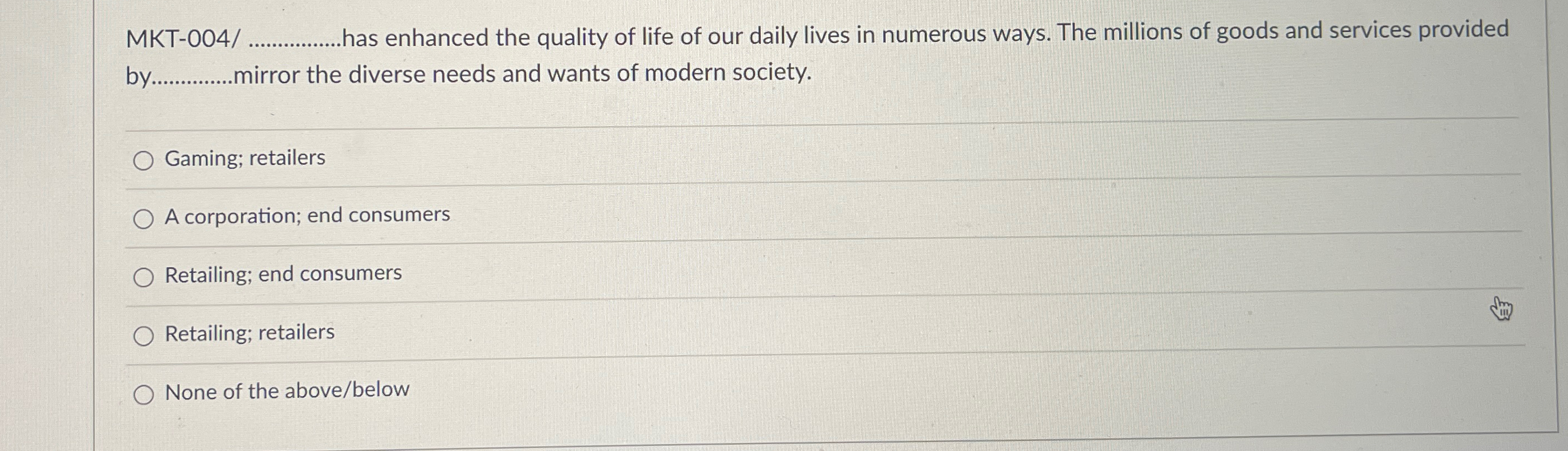  MKT-004/ has enhanced the quality of life of our daily lives