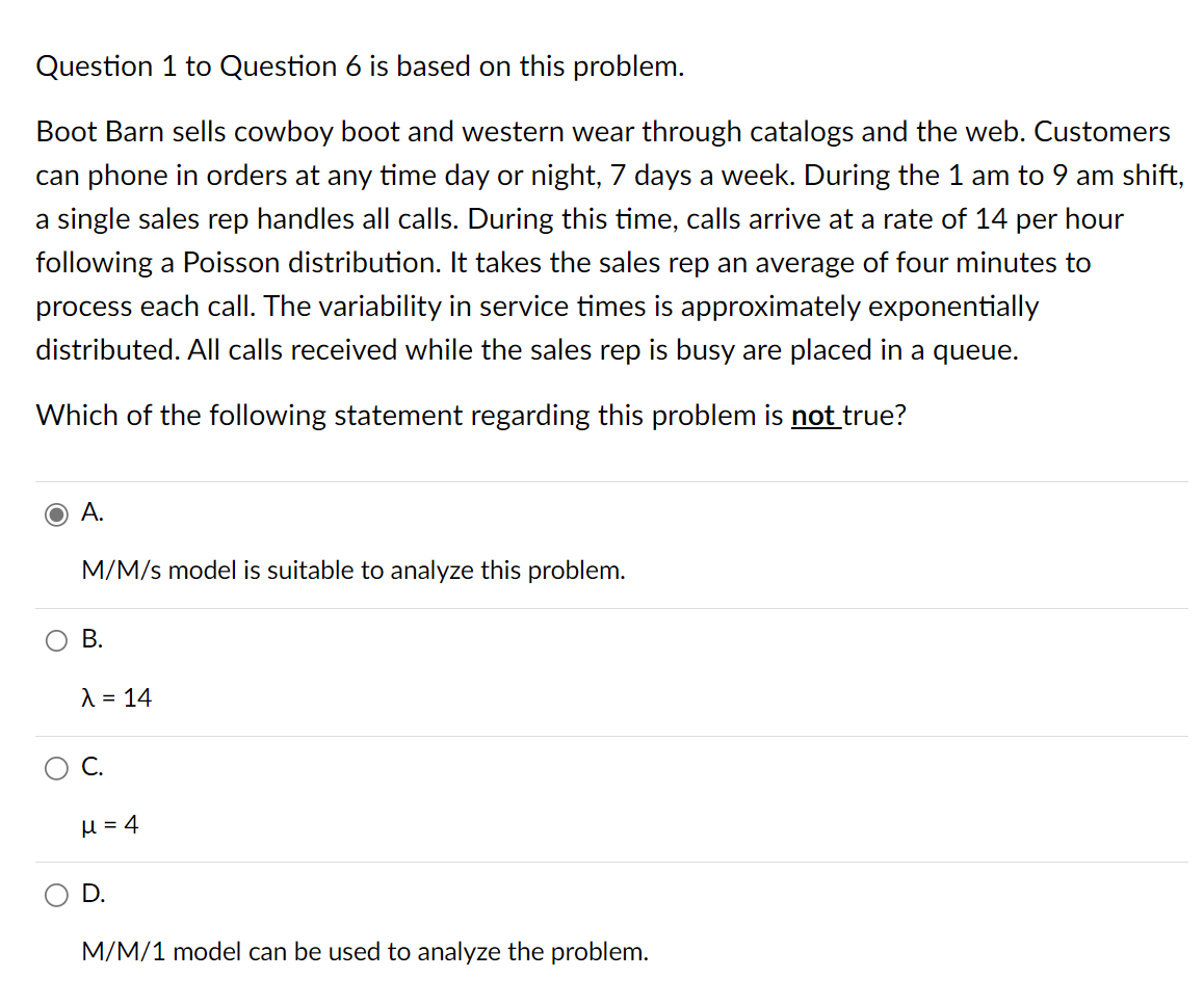  Question 1 to Question 6 is based on this problem. Boot