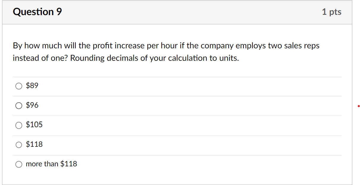 days a week. During the 1 am to 9 am shift, a