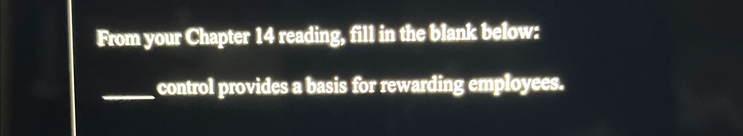  From your Chapter 14 reading, fill in the blank below: q,