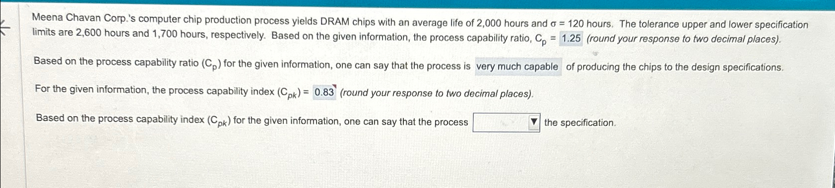  Meena Chavan Corp.'s computer chip production process yields DRAM chips with