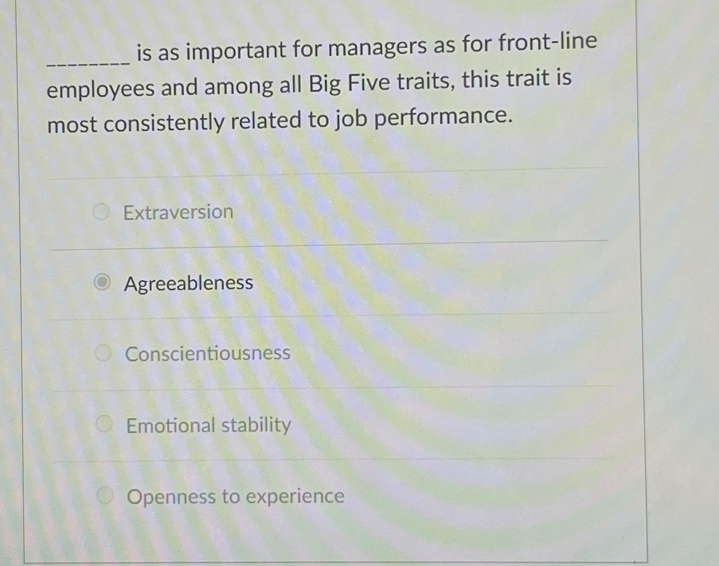  is as important for managers as for front-line employees and among